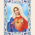 Схема для вышивания бисером МАРИЧКА "Сердце Девы Марии"