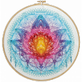 Набор для вышивания бисером АБРИС АРТ "Цветок Востока"