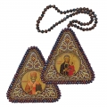 Набор для вышивания бисером НОВА СЛОБОДА "Богородица Одигитрия и Св. Николай Чудотворец"