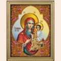 Набор для вышивания бисером КАРТИНЫ БИСЕРОМ "Тихвинская икона Божией Матери" 