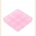 Коробка пластик для шв. принадл. пластик OM-086, розовый\прозрачный