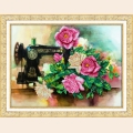 Набор для вышивания бисером Паутинка "Розы для рукодельницы" 