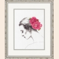 Набор для вышивания DIMENSIONS "Портрет с цветком"