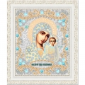 Рисунок на ткани для вышивания бисером ТМ КОНЁК "Богородица Казанская"