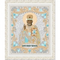 Рисунок на ткани для вышивания бисером ТМ КОНЁК "Св. Николай Чудотворец" 