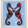 Набор для вышивания бисером BUTTERFLY "Морские коньки" 
