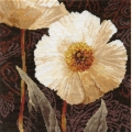 Набор для вышивания нитками АЛИСА "Белые цветы. Открытый свету"