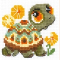 Набор для вышивания нитками РИОЛИС "Черепашка" 