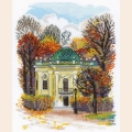Набор для вышивания нитками РИОЛИС "Усадьба Кусково. Эрмитаж" 