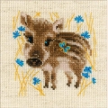 Набор для вышивания нитками РИОЛИС "Маленький кабанчик" 