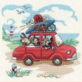 Набор для вышивания нитками РИОЛИС "Папа купил автомобиль" 