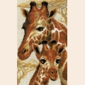 Набор для вышивания нитками РИОЛИС "Жирафы" 