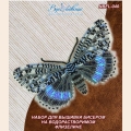 Набор для вышивания бисером ВДОХНОВЕНИЕ на водорастворимом флизелине "Ленточница голубая" 