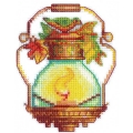Набор для вышивания нитками "Сделай своими руками" "Огоньки. Птичка" 