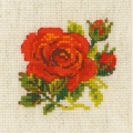 Набор для вышивания нитками РИОЛИС "Розочка" 
