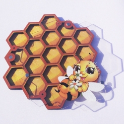 Органайзер для бисера с крышкой "Медовый Рай" Органайзер для бисера с крышкой "Медовый Рай"