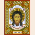 Схема для вышивания бисером МАТРЕНИН ПОСАД 28х34 "Спас нерукотворный"