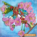 Схема для вышивания бисером АБРИС АРТ "Яблоневый цвет"