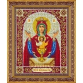 Набор для вышивания бисером ПАУТИНКА "Пресвятая Богородица Неупиваемая Чаша"