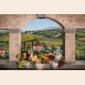 Алмазная вышивка камнями АЛМАЗНАЯ ЖИВОПИСЬ «Тоскана 3» 60х40 см 