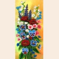 Набор для вышивания бисером BUTTERFLY "Полевой букет" 