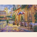 Набор для вышивания бисером АБРИС АРТ "Теплая ночь" 31х23 см