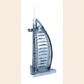 Объемная металлическая 3D модель Burj AL Arab 4,2х3,5х9см