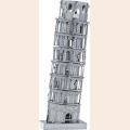 Объемная металлическая 3D модель Torre di Pisa 2,4х2,4х7см