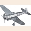 Объемная металлическая 3D модель Mitsubishi A6M 10х13х4,5см