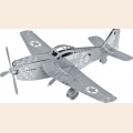 Объемная металлическая 3D модель P-51 Mustang 9,5х10х3,6см