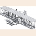 Объемная металлическая 3D модель Wright Flyer 5,2х10х2,3см