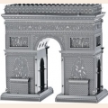 Объемная металлическая 3D модель Arc de Triomphe 6,2х3,2х6см