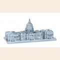 Объемная металлическая 3D модель United States Capitol 10,6х4,5х5,1см