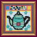 Набор для вышивания с магнитом АБРИС АРТ "Бирюзовый чайник"