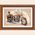 Набор для вышивания нитками РИОЛИС "Harley Davidson"