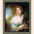Набор для вышивания нитками РИОЛИС "Портрет М.И. Лопухиной по мотивам картины В.Л. Боровиковского" 