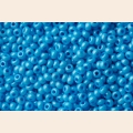 Бисер PRECIOSA 16365 ярко голубой непрозрачный с глянцевым перламутровым покрытием 50 гр. (№10)