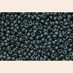 Бисер PRECIOSA 28958 темный серо-зеленый матовый 5 гр. (№10) Бисер PRECIOSA 28958 темный серо-зеленый матовый 5 гр. (№10)