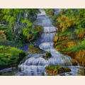 Набор алмазной живописи ИМПЕРИЯ БИСЕРА "Водопад" 