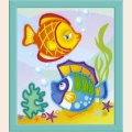 Набор для вышивания в смешанной технике РИОЛИС "Морские рыбки"