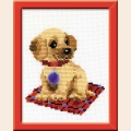 Набор для вышивания нитками РИОЛИС "Щенок"