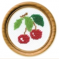 Набор для вышивания бисером РИОЛИС "Вишенки"