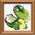 Набор для вышивания в смешанной технике РИОЛИС "Дракончик"