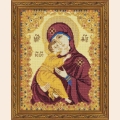Набор для вышивания в смешанной технике РИОЛИС "Богоматерь Владимирская"