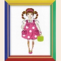 Набор для вышивания нитками РИОЛИС "Куколка"