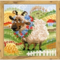 Набор для вышивания нитками РИОЛИС "Хуторок. Барашек"