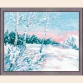 Набор для вышивания нитками РИОЛИС "Зимнее утро"