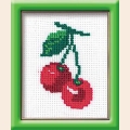 Набор для вышивания нитками РИОЛИС "Вишенки"