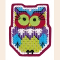 Набор для вышивания в смешанной технике РИОЛИС Магнит "Совушка"