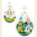 Набор для бисероплетения РИОЛИС Яйцо пасхальное "Церквушка"
